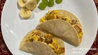 WIC-Inspired Recipe: Egg & Potato Tacos