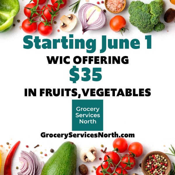 WIC increasing fruit/vegetable benefits